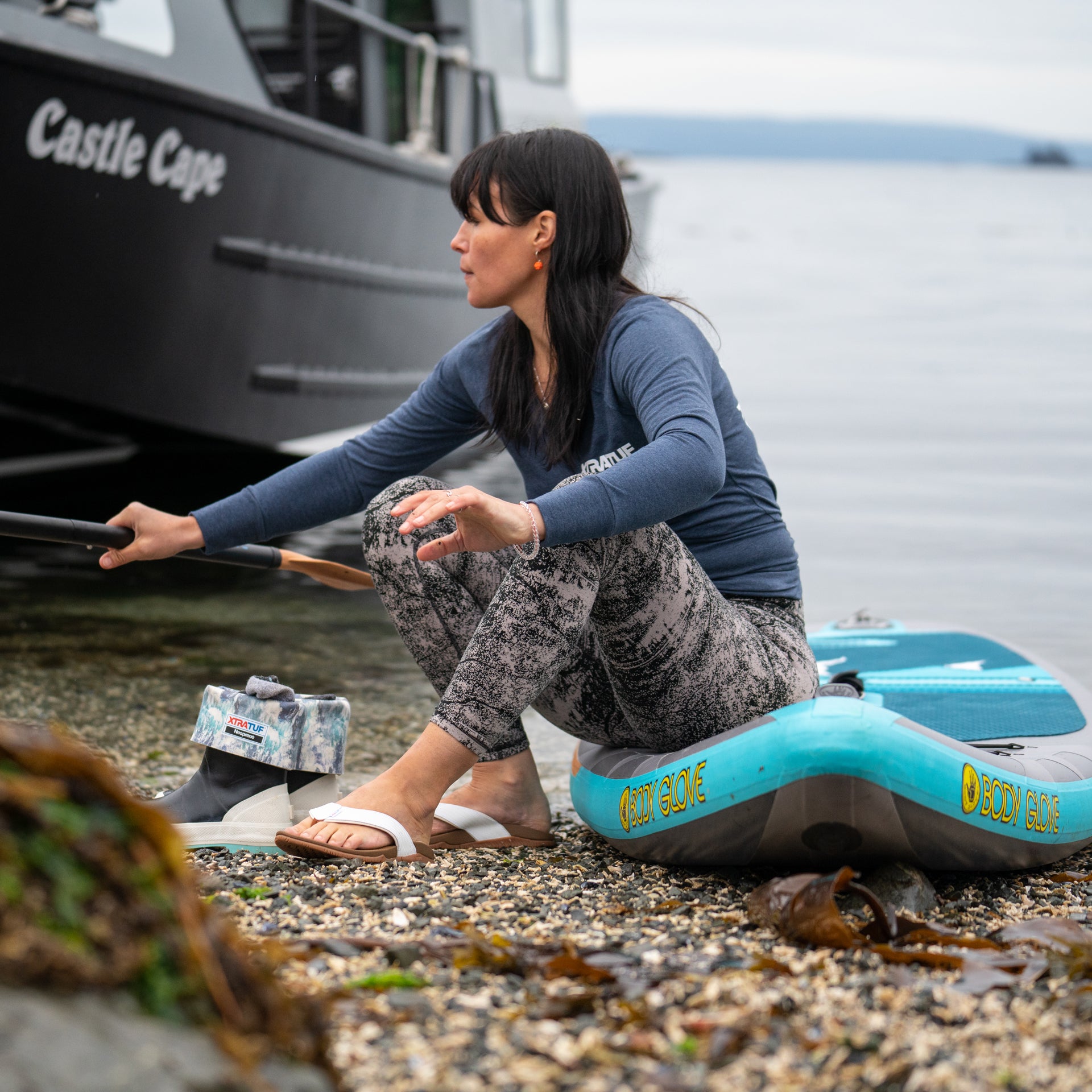 Xtratuf Women's  Auna Sandal M Auna Women In White