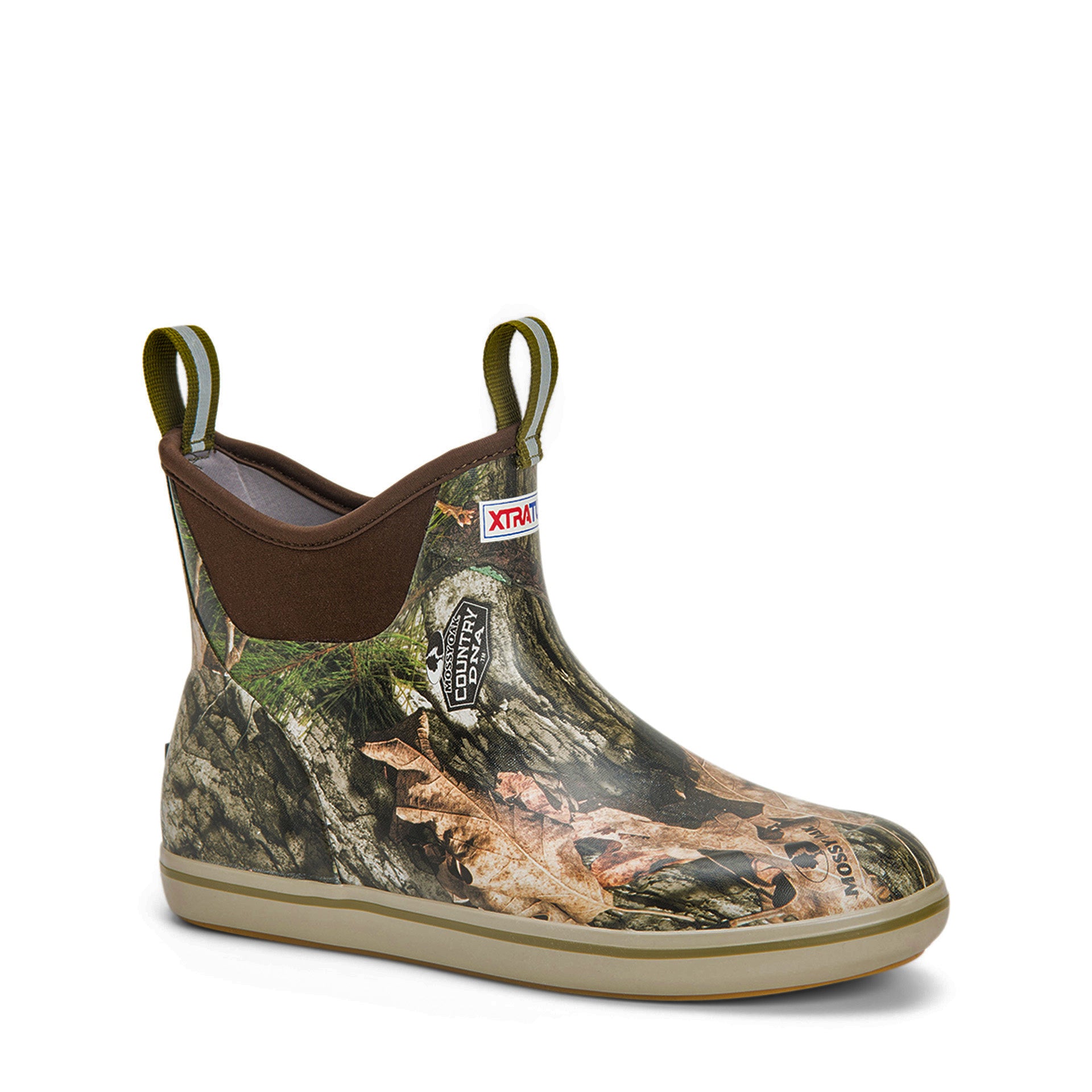 Xtratuf Men's  6" Ankle Deck Boot Print Ankle Deck Boot Men In Mossy Oak M