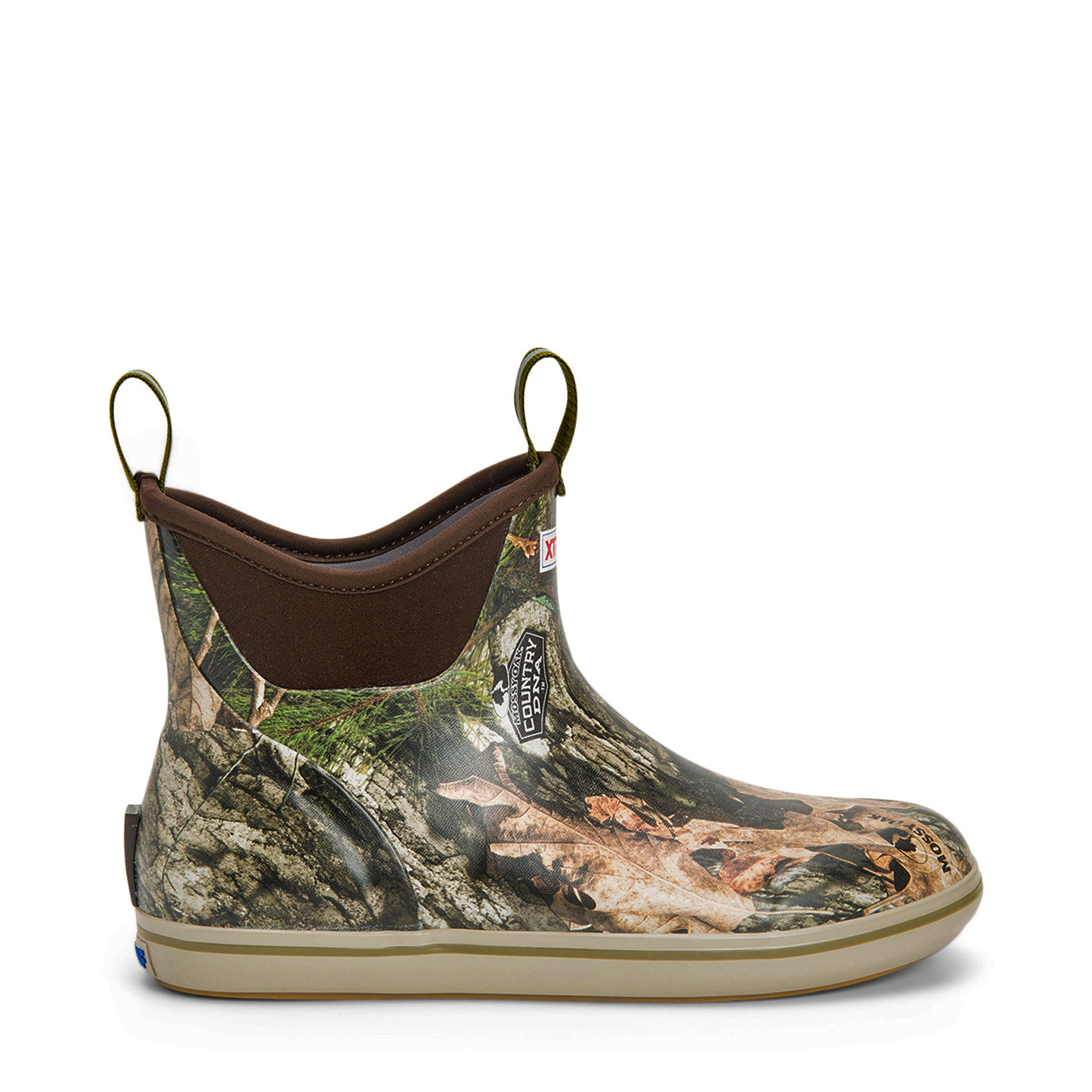 Xtratuf Men's  6" Ankle Deck Boot Print Ankle Deck Boot Men In Mossy Oak M