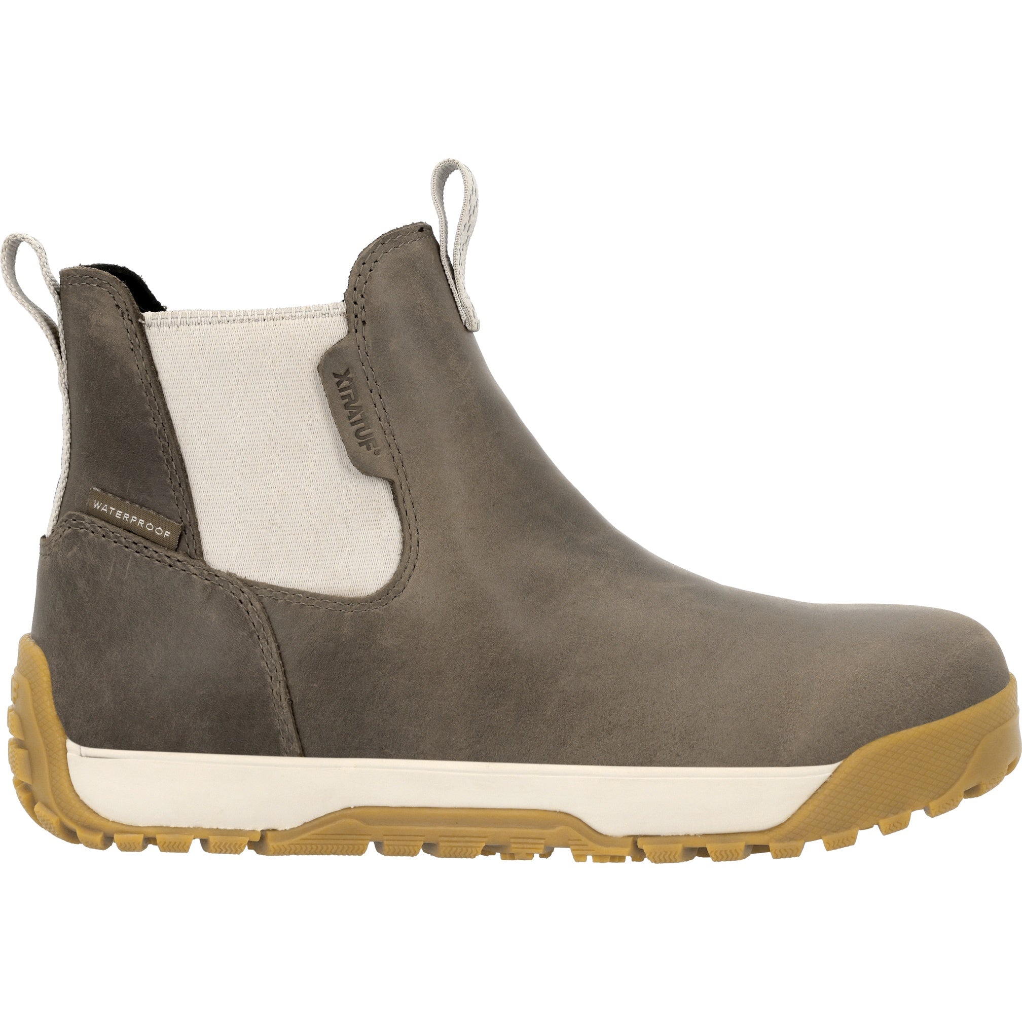 Xtratuf Women's  Adb Leather Ankle Deck Boot Leather M Women In Fossil/Stone