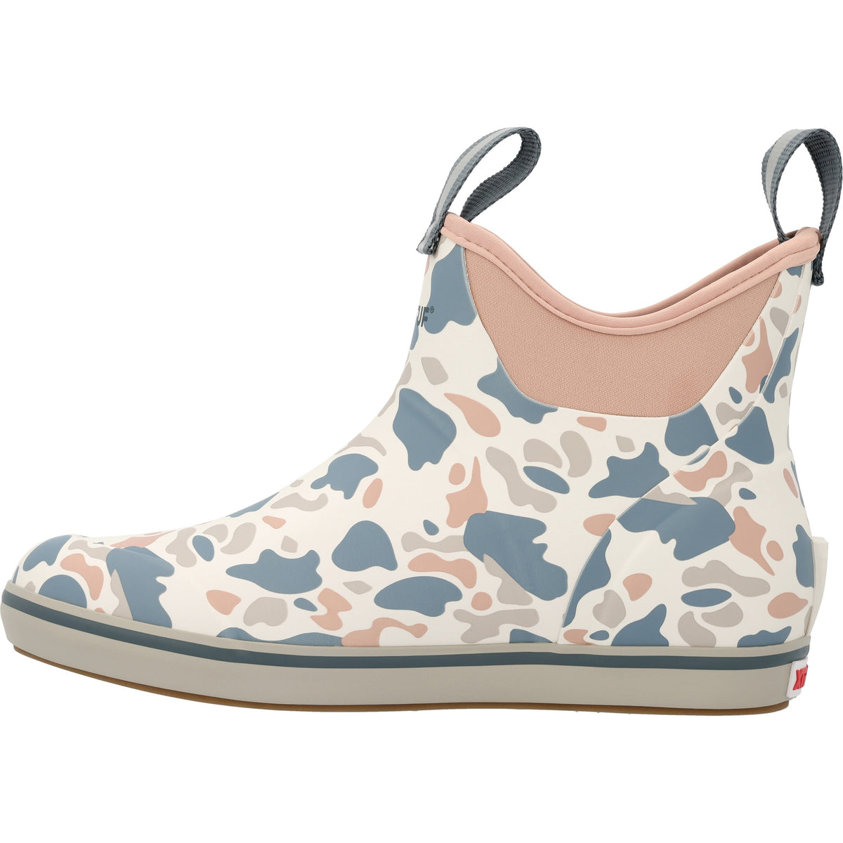 Xtratuf Women's  6" Ankle Deck Boot Ankle Deck Boot Women In Ivory/Duck Camo M