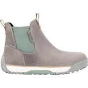 Xtratuf Women's  Adb Leather Ankle Deck Boot Leather Women In Grey/Iceberg M