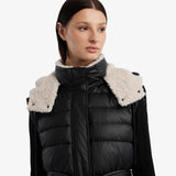 Hunter  Women's Doby Marshmallow Puffer Vest Black Reg