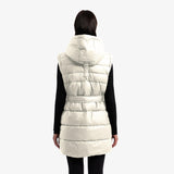 Hunter  Women's Doby Marshmallow Puffer Vest White Reg