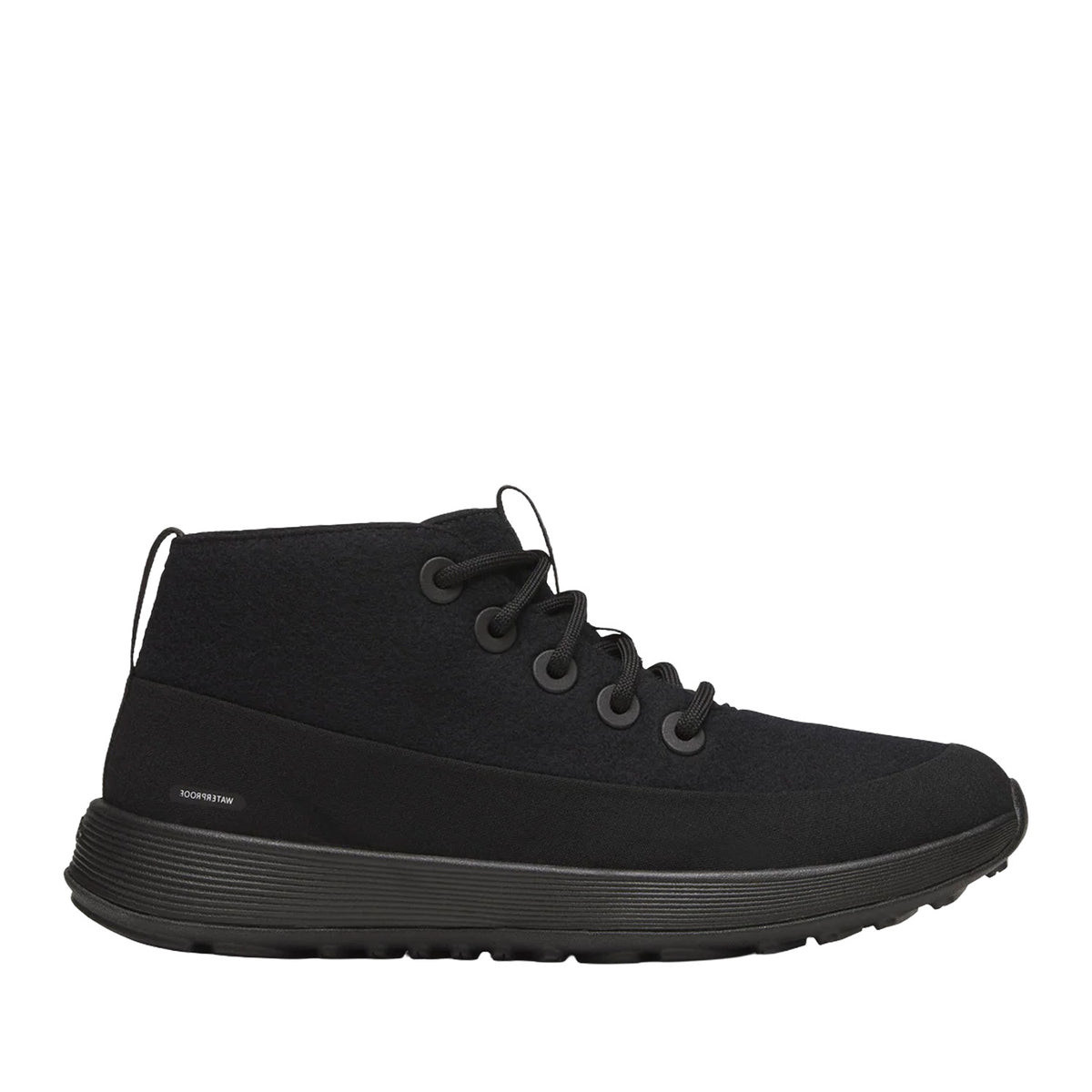 Allbirds Women's Wool Runner Nz Mid Waterproof In Black Black