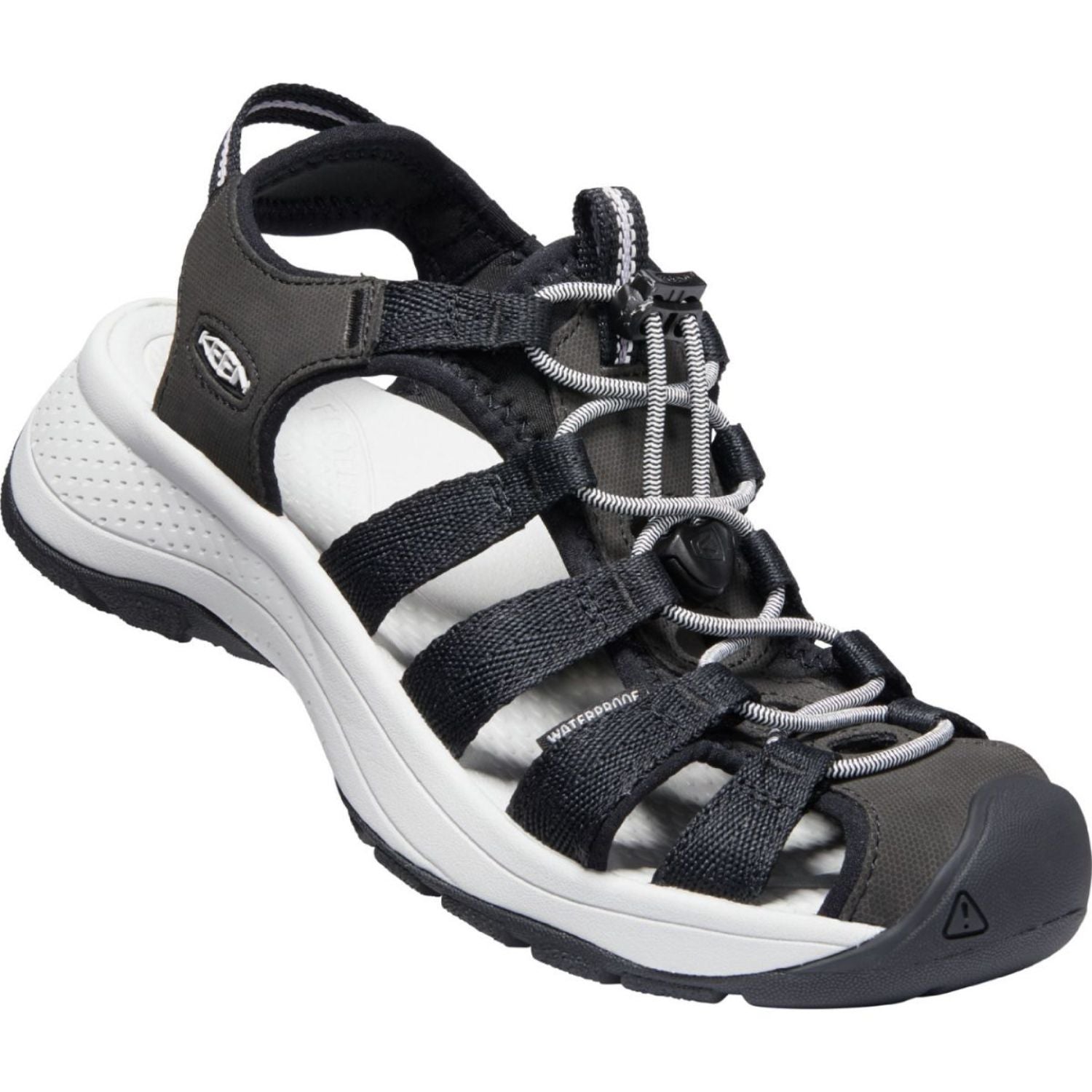 Keen Women's Astoria West Sandal in Black/Grey