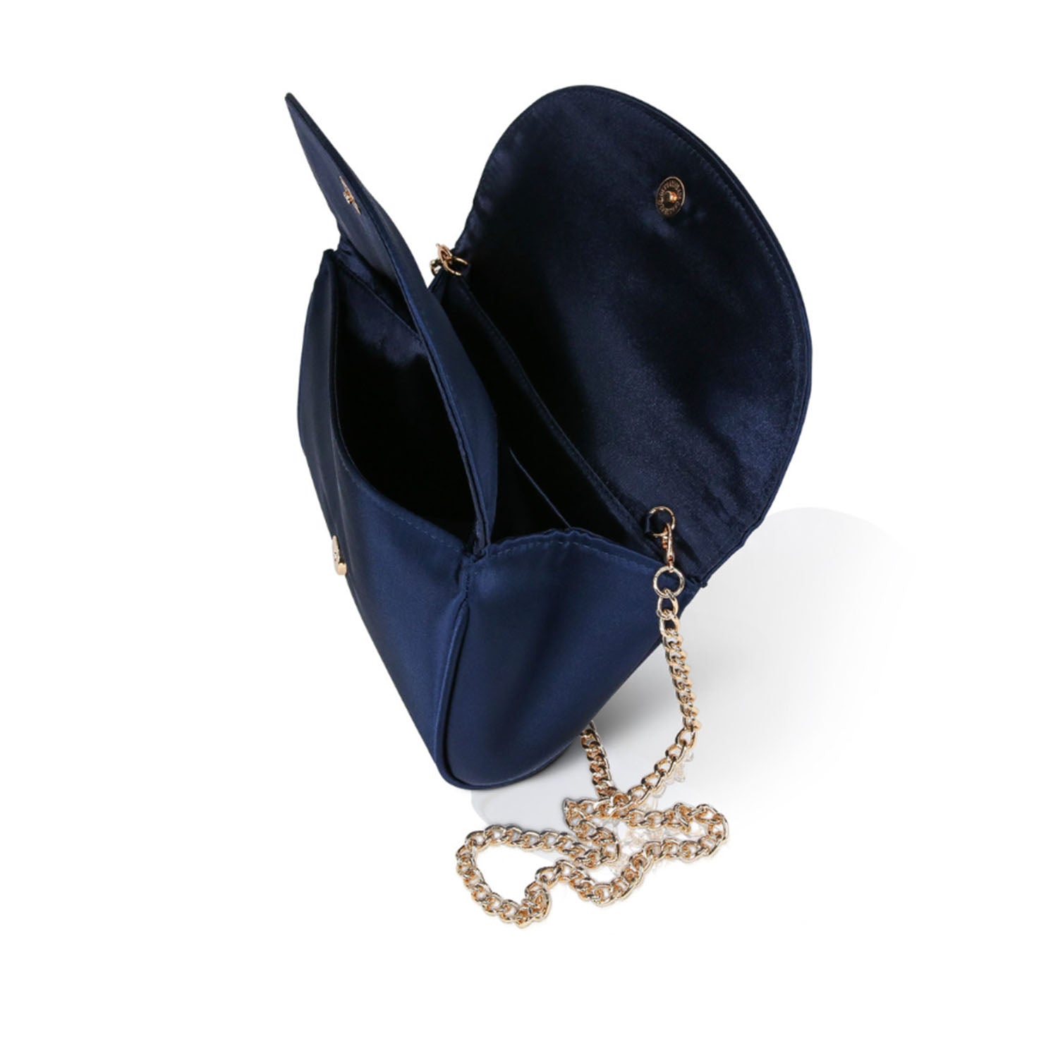 Jewel Badgley Mischka Women's Smile Clutch in Navy