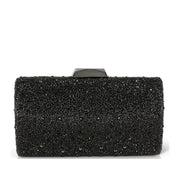 Jewel Badgley Mischka Women's Mix Crystal Miniaudiere in Black