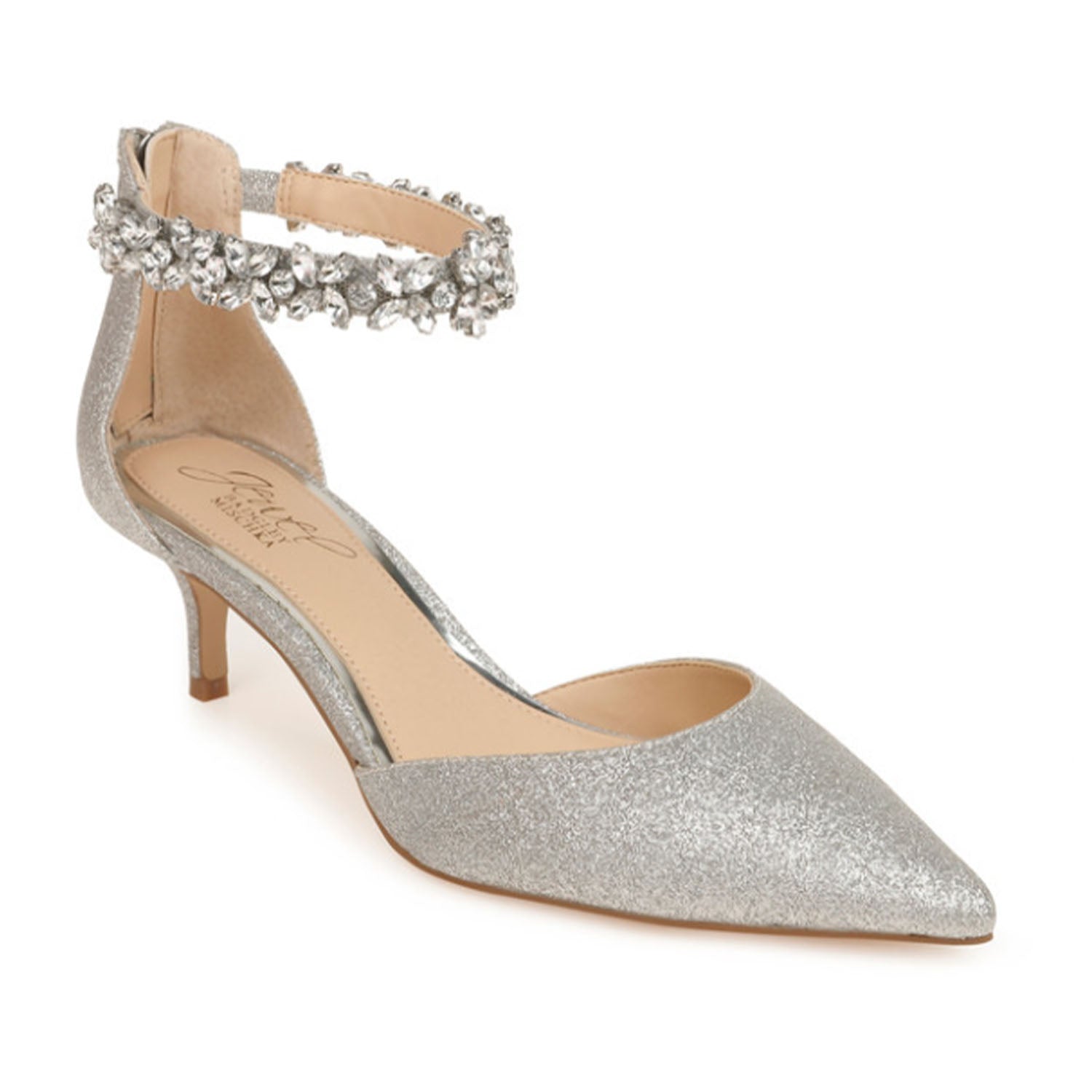 Jewel Badgley Mischka Women's Robles in Silver