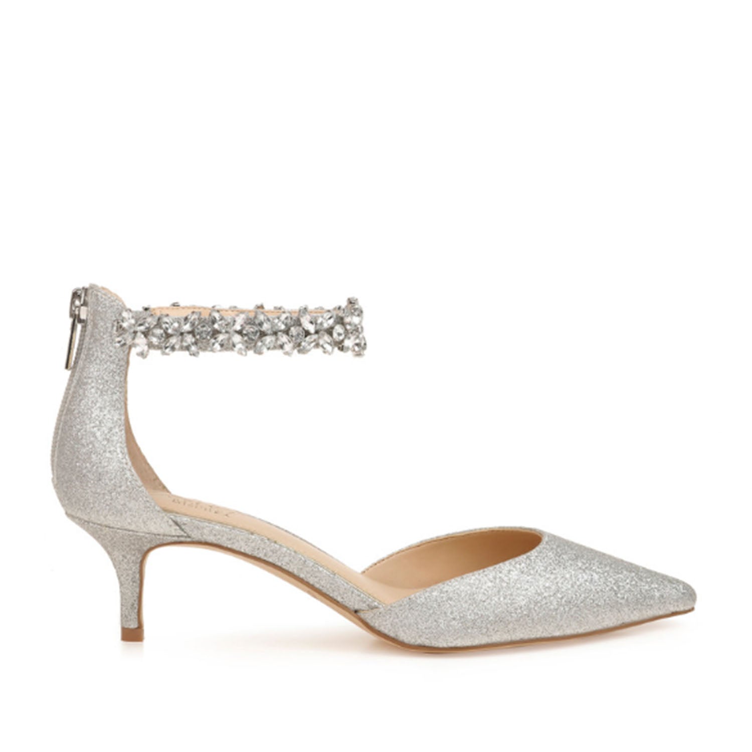 Jewel Badgley Mischka Women's Robles in Silver