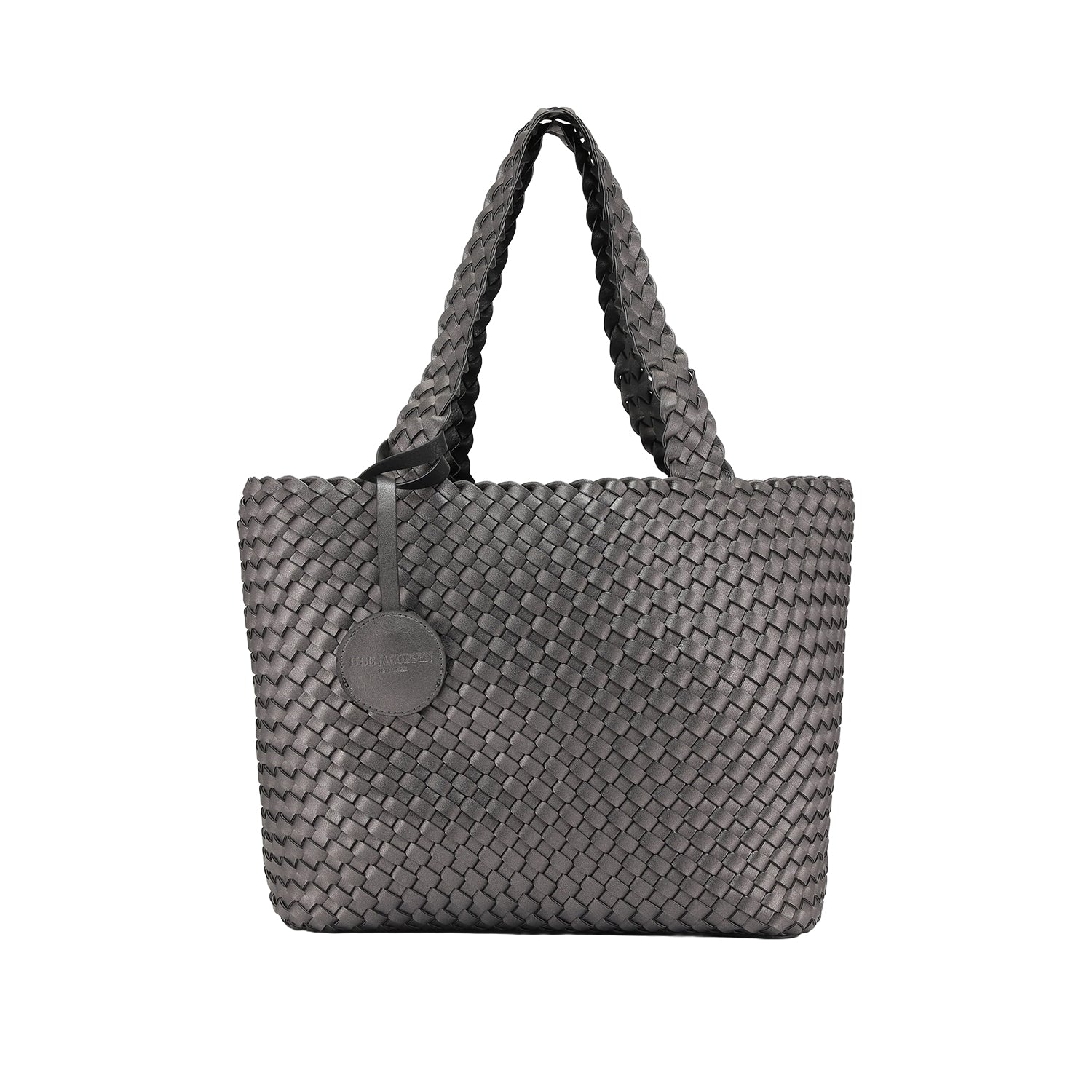 Ilse Jacobsen Tote Bag in Black/Gunmetal