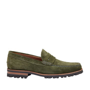 Johnston & Murphy Men's Baldwin Lug Penny Loafer in Green
