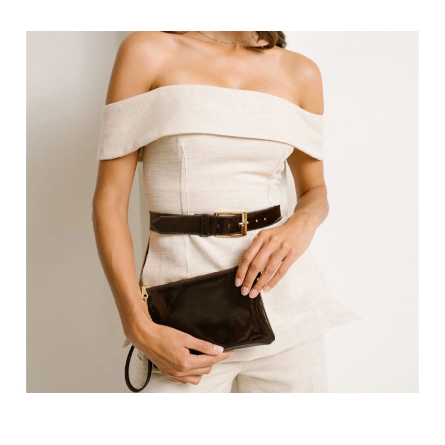 Brave Leather Maeve 2 in 1 Bag in Very Brown