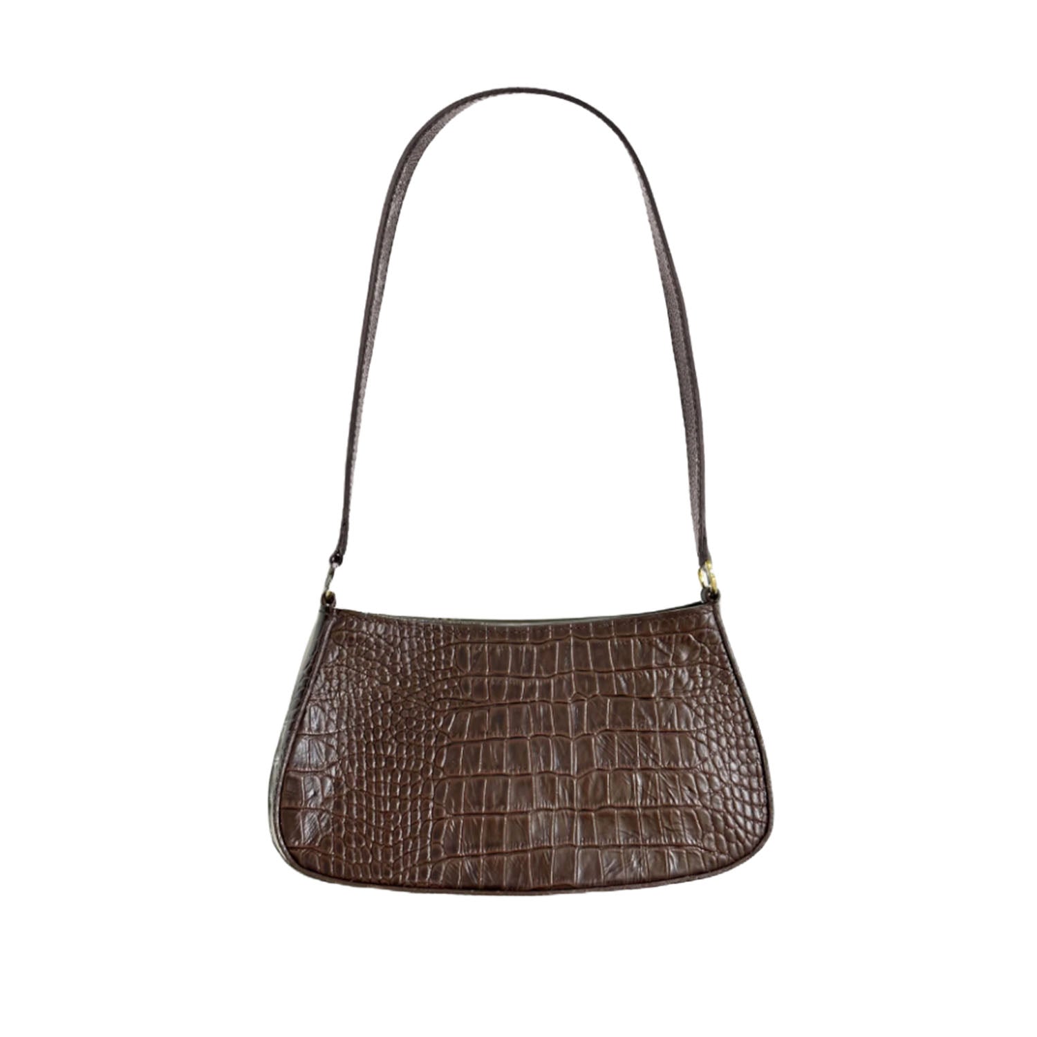 Brave Leather Stefani in Acorn Croc