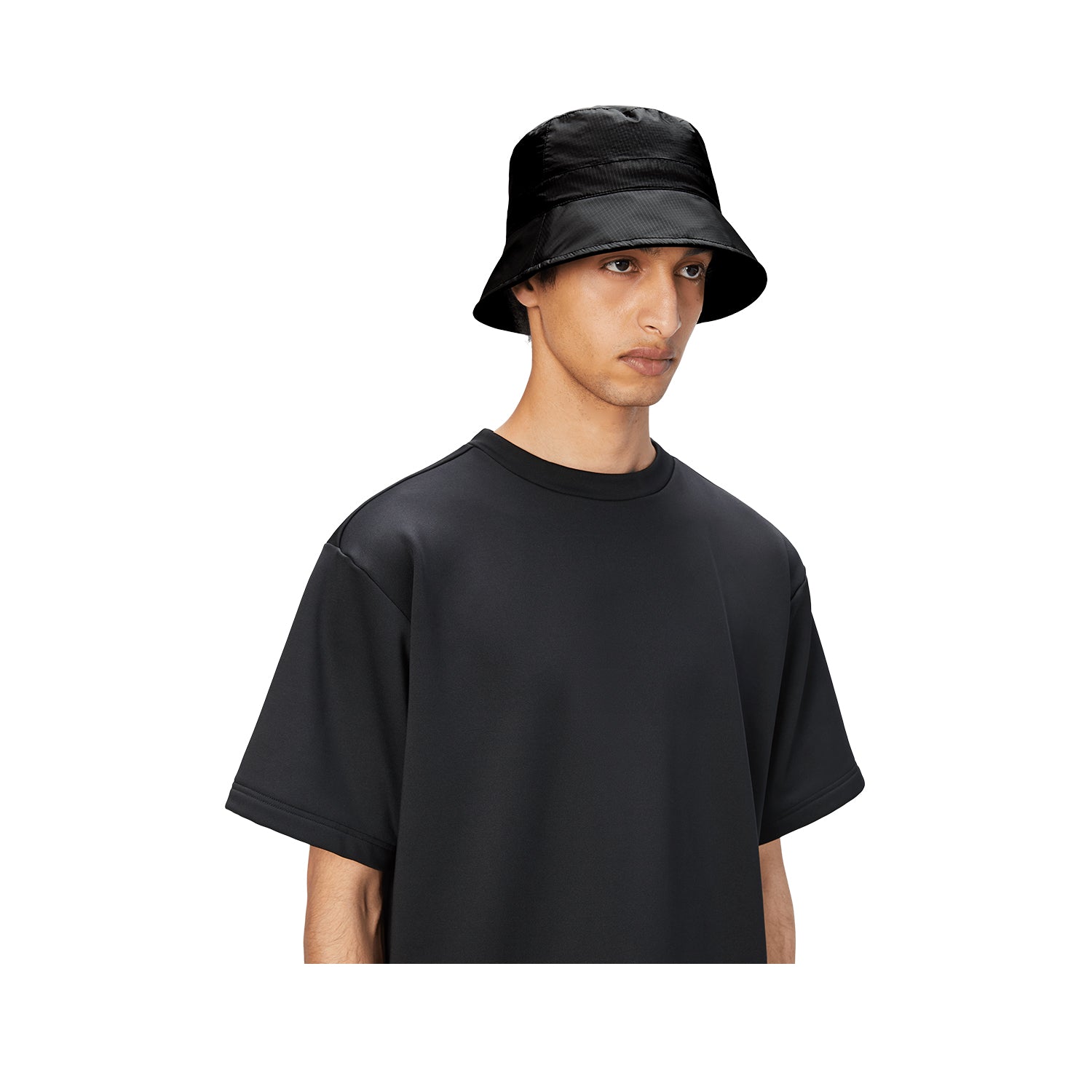 Rains Bucket Hat Ripstop W2 in Black