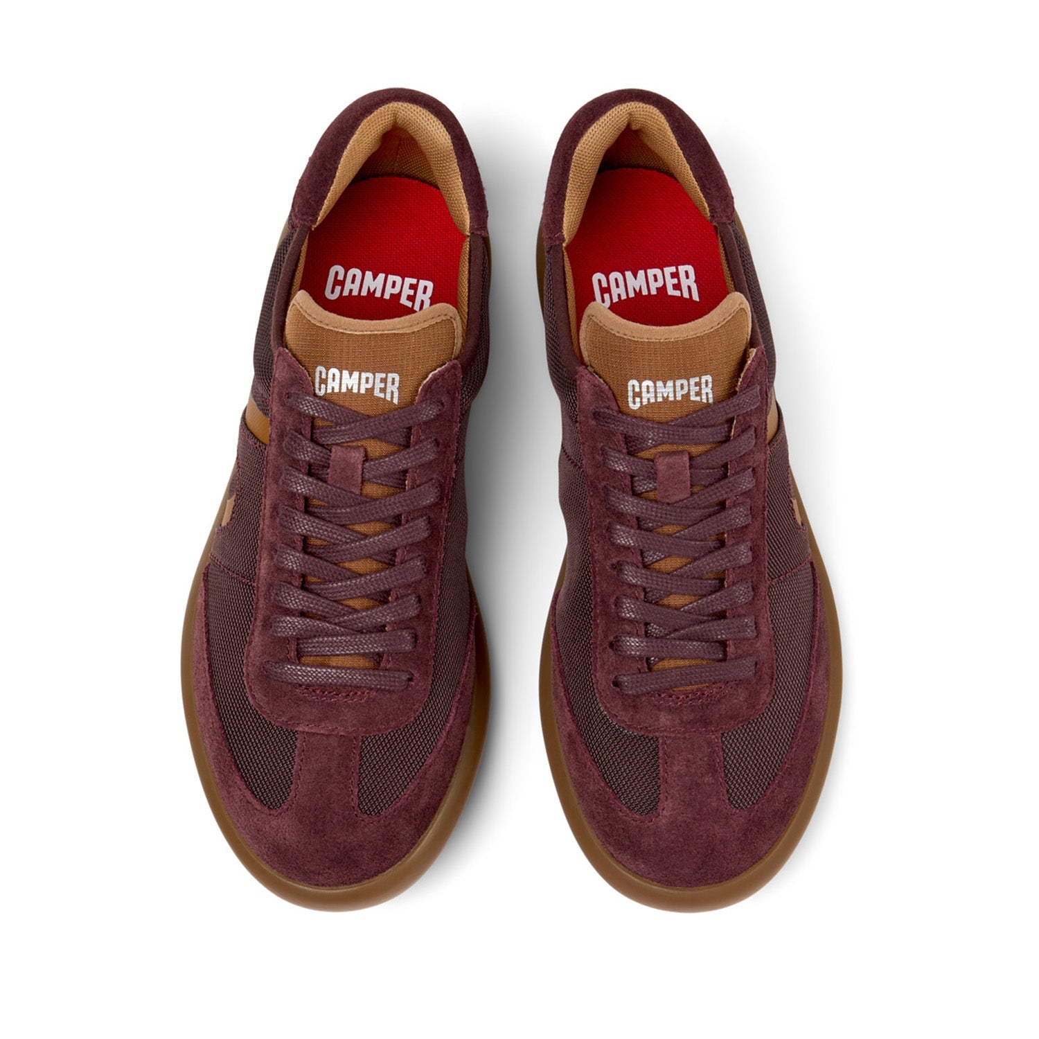 Camper Women's Pelotas Soller in Burgundy