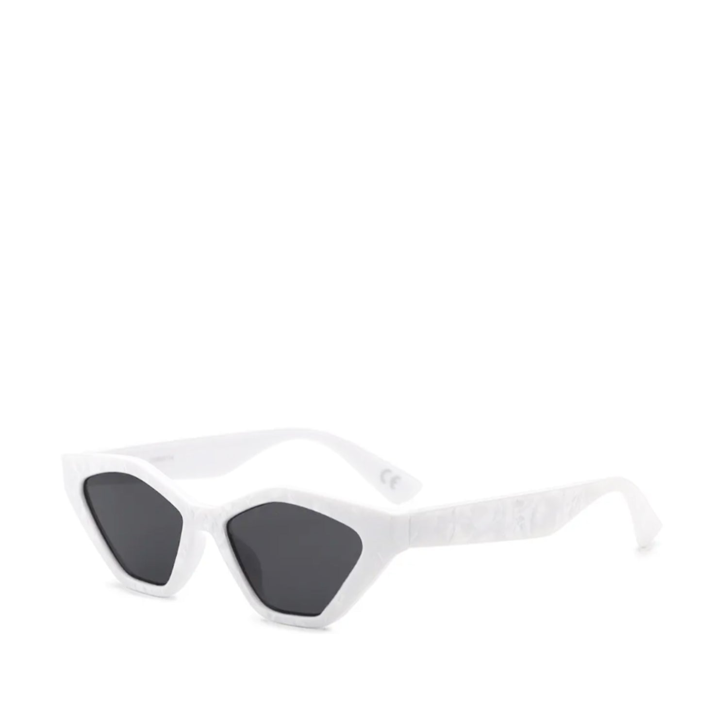 Kennie Rylie Cat Eye Sunglasses in White