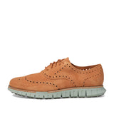 Cole Haan Men's Zerogrand Remastered Wingtip Unlined in Ch Natural/Truffle/Cloud Blue