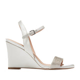 Cole Haan Women's Josie Wedge Sandal in Crystal/Grey