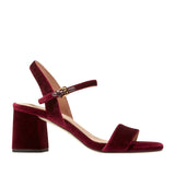 Cole Haan Women's Josie Block Heel Sandal in Wine