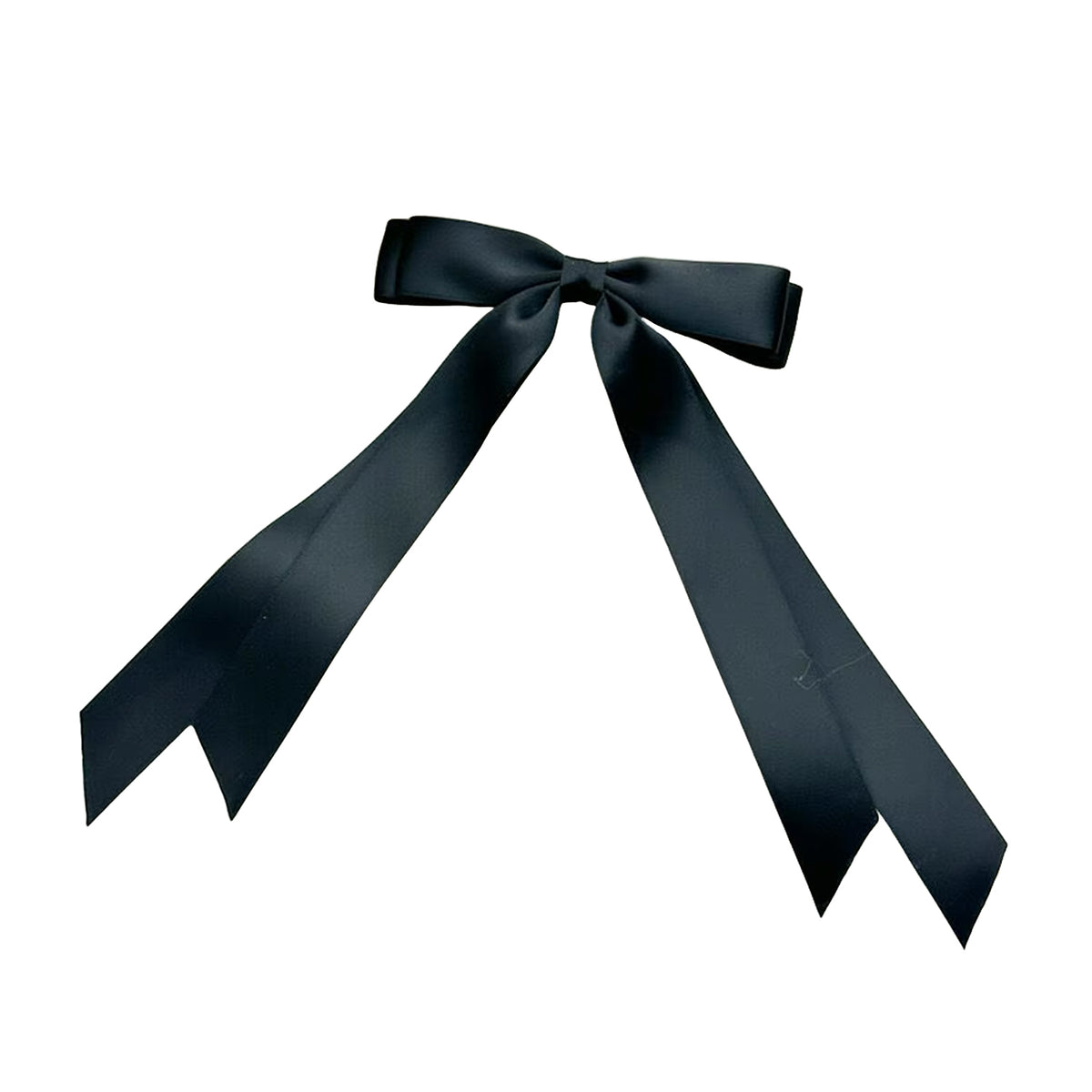 Kennie Rylie Double Layer Bow Hair Clip in Black