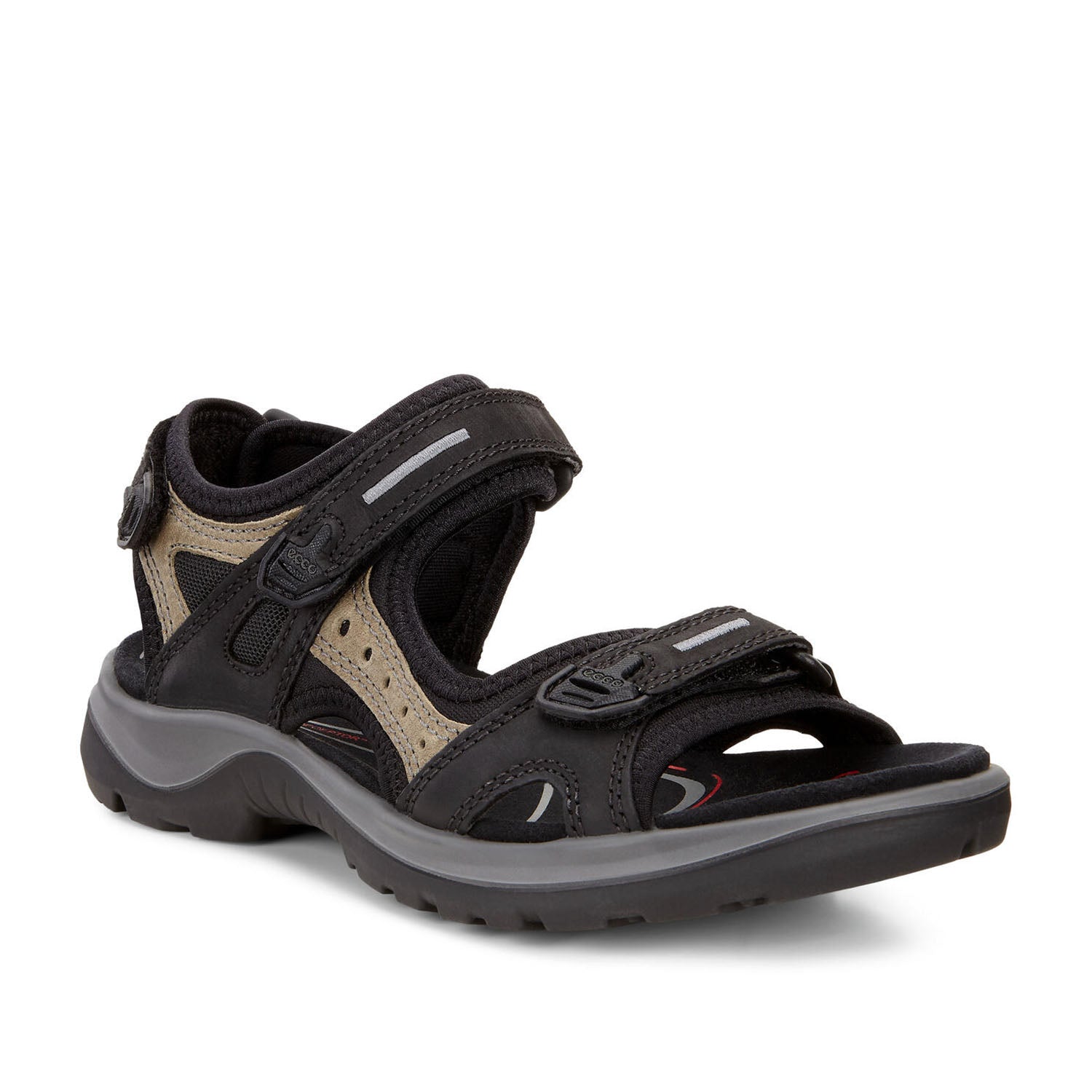 ECCO Women's Offroad Yucatan in Black/Mole/Black