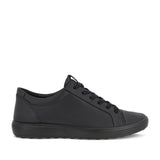 ECCO Women's Soft 7 Sneaker in Black/Black