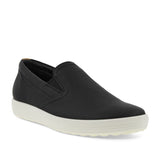 ECCO Women's Soft 7 Slip-On in Black/Powder