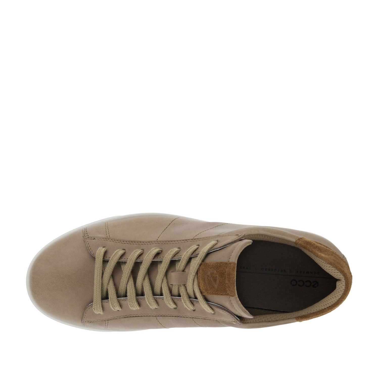 ECCO Men's Street Lite Sneaker in Nutmeg Brown/Camel