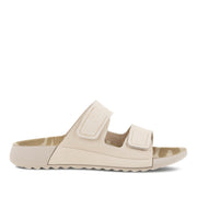 Ecco Women's 2nd Flat Sandal in Limestone