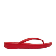 Fitflop Women's IQushion Ergonomic Flip Flop in Red