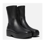 Fitflop Women's F-Luma Stretch Leather Boots in Black