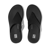 Fitflop Women's F-Mode Toe-Post Sandal in All Black