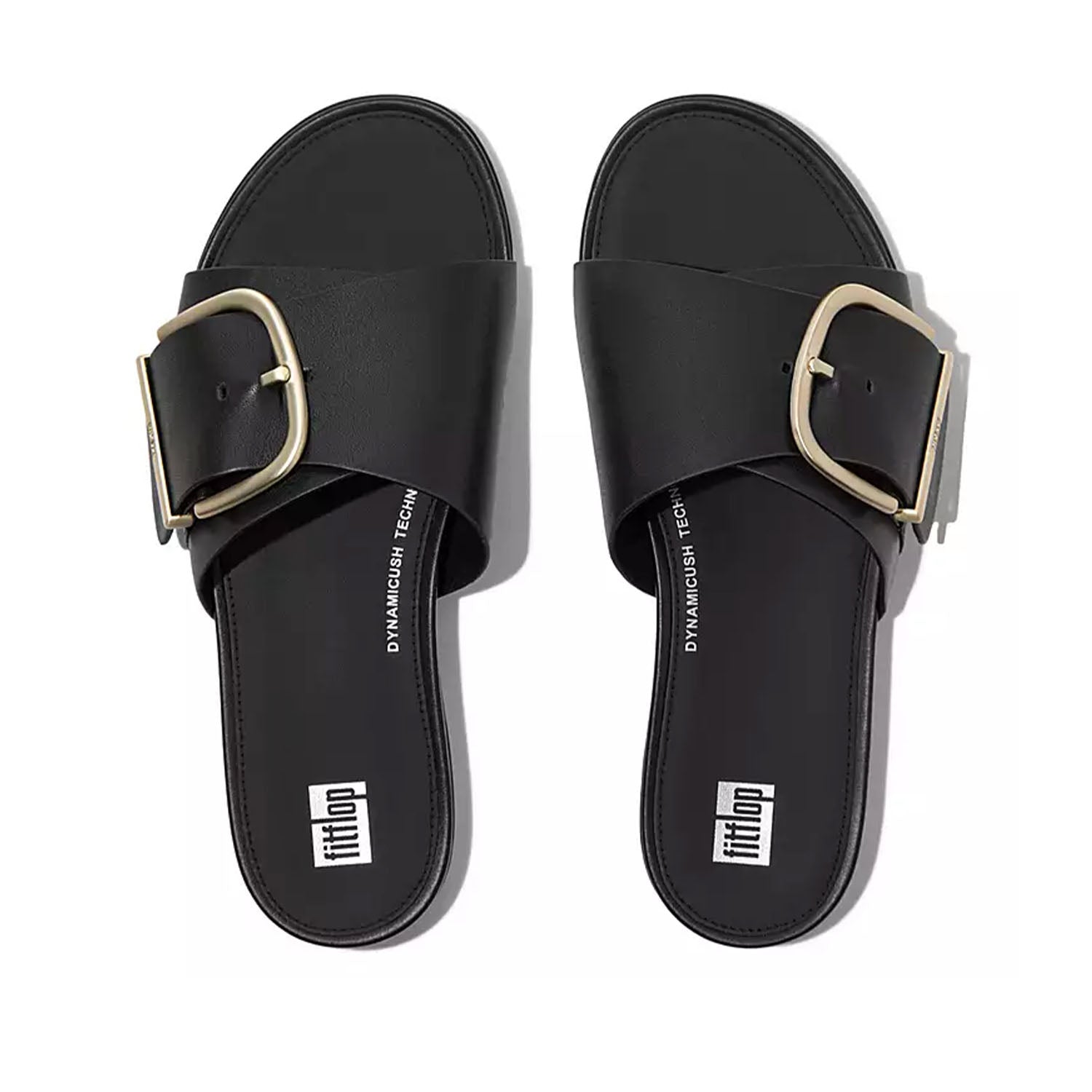 Fitflop Women's Gracie Maxi Buckle Slide in Black