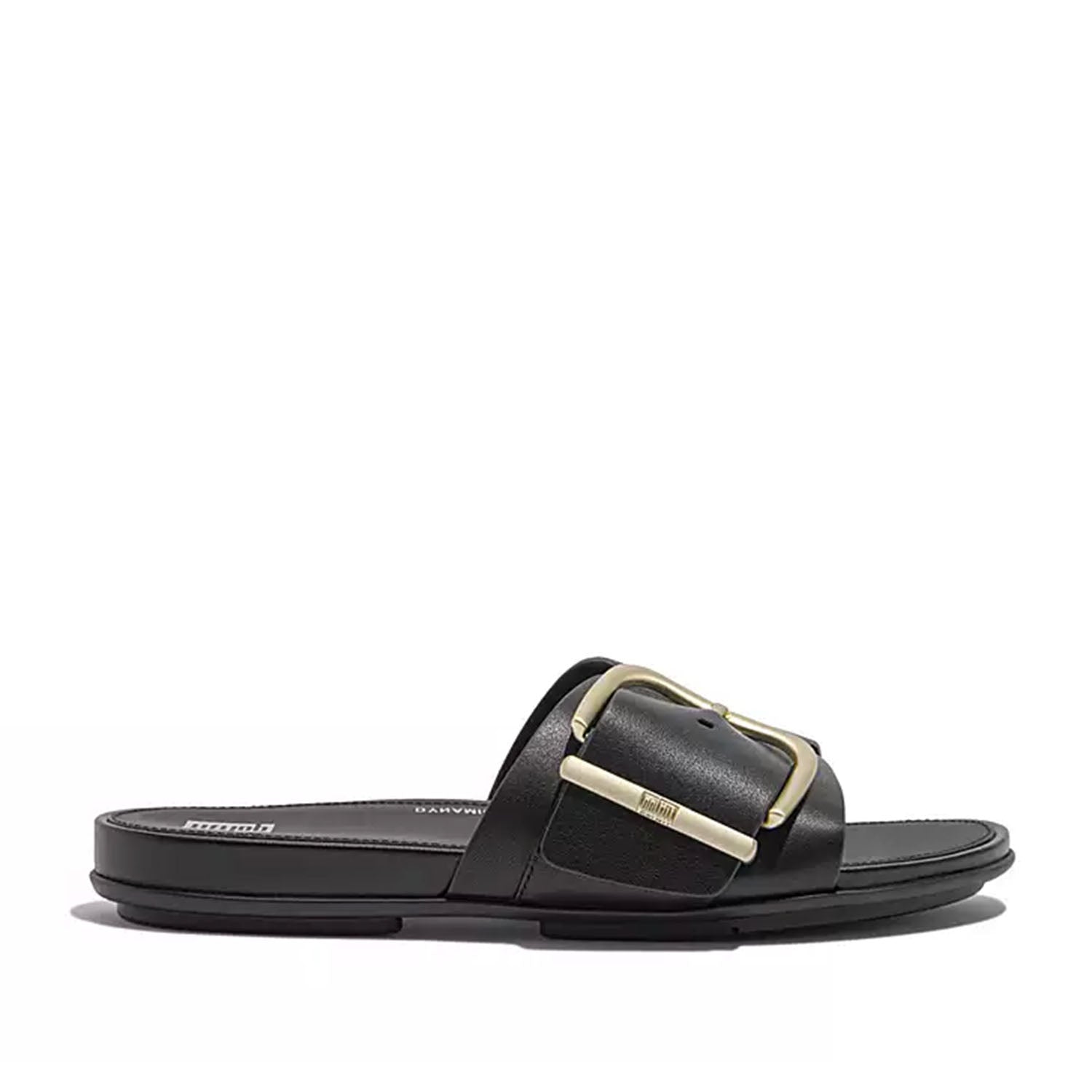 Fitflop Women's Gracie Maxi Buckle Slide in Black