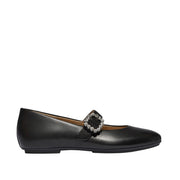 Fitflop Women's DELICATO Crystal-Buckle Leather Mary Janes in Black