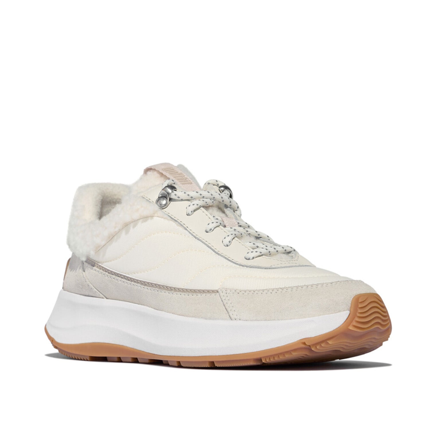 Fitflop Women's F-MODE Flow Sneaker in Egret Mix