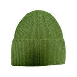 FLOOF Women's Wool Hat in Dark Green, O/S