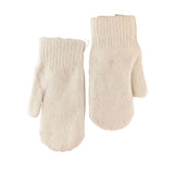 FLOOF Women's Angora Mittens in Beige