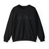 FLOOF Unisex Varsity Crewneck in Black