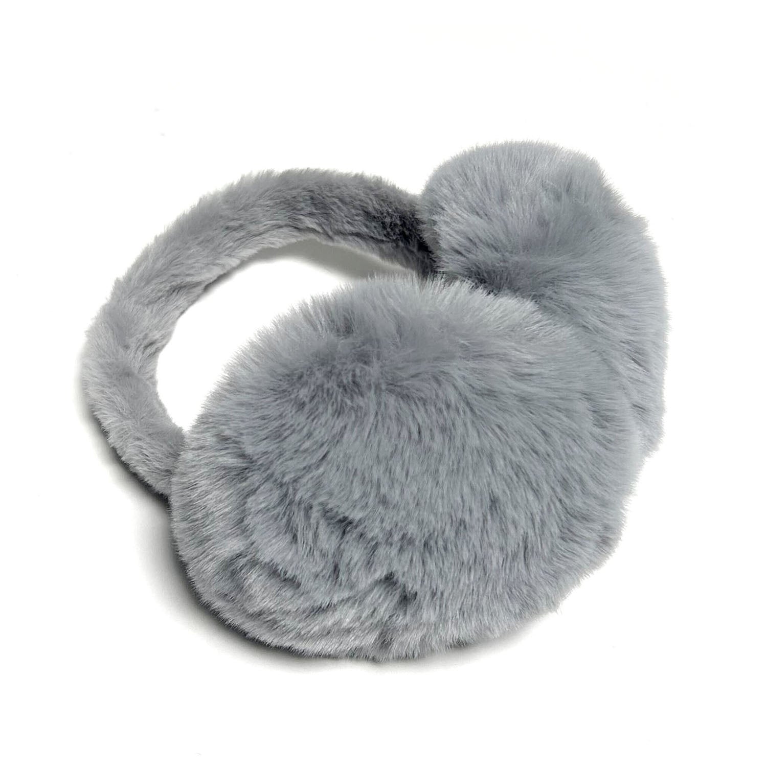 FLOOF Women's Faux Fur Earmuffs in Grey