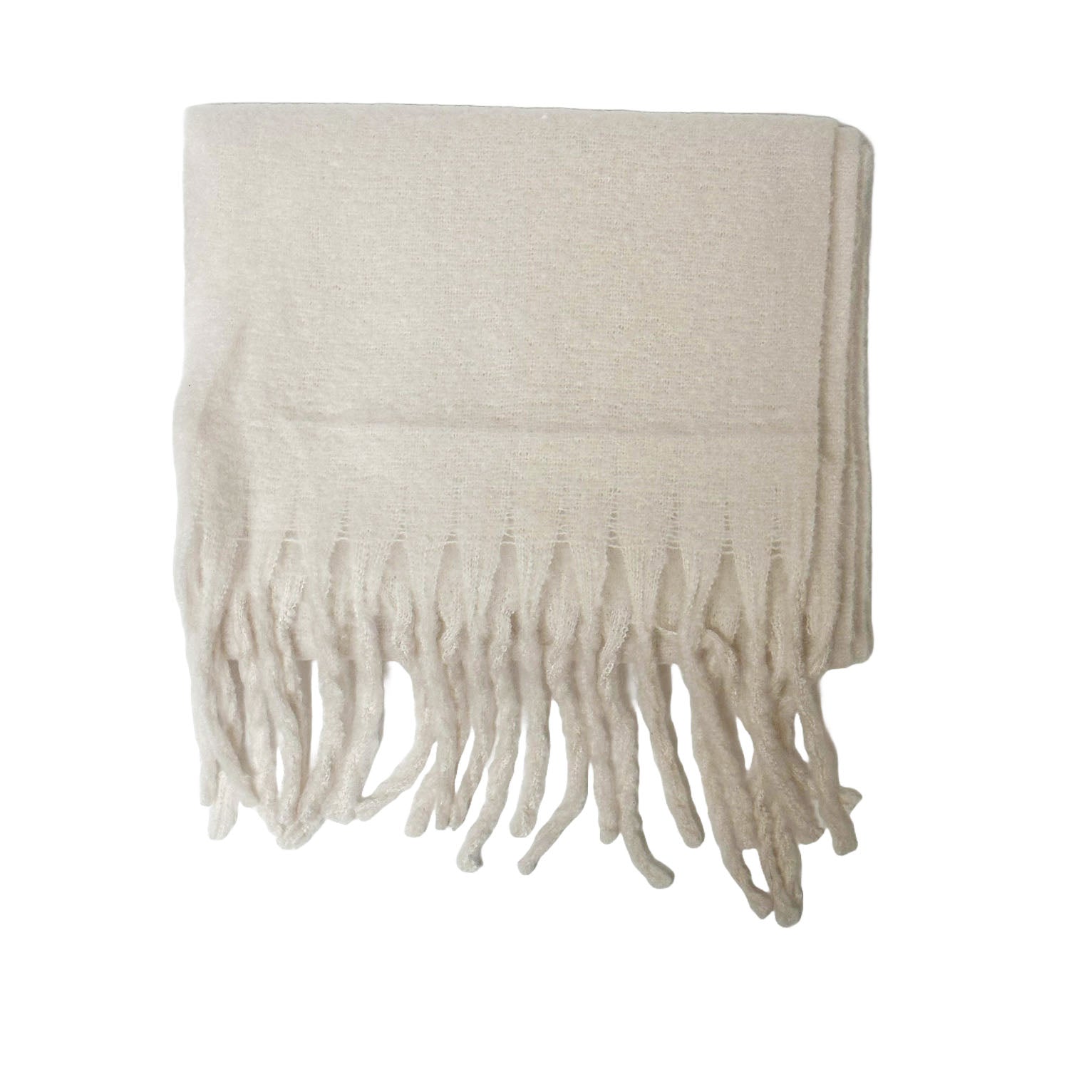 FLOOF Women's Plush Blanket Scarf in White