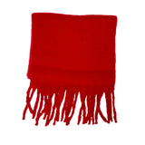 FLOOF Women's Plush Blanket Scarf in Red