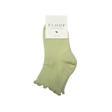 FLOOF Women's For The Frill 2.0 Sock in Light Green