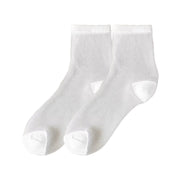 FLOOF Sheer Sock in White