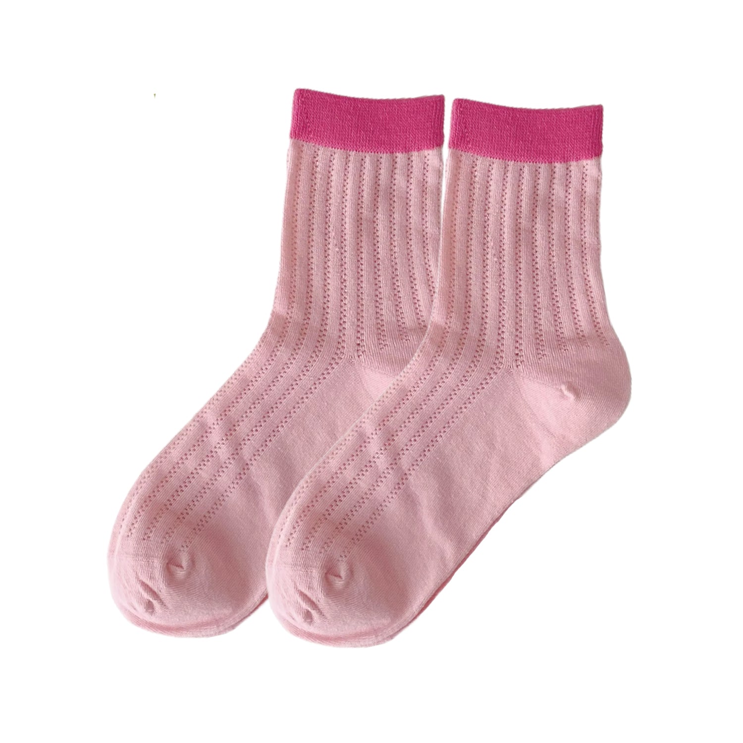 FLOOF Two-Tone Sock in Bubblegum