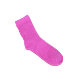 FLOOF Angora Socks in Hot Pink