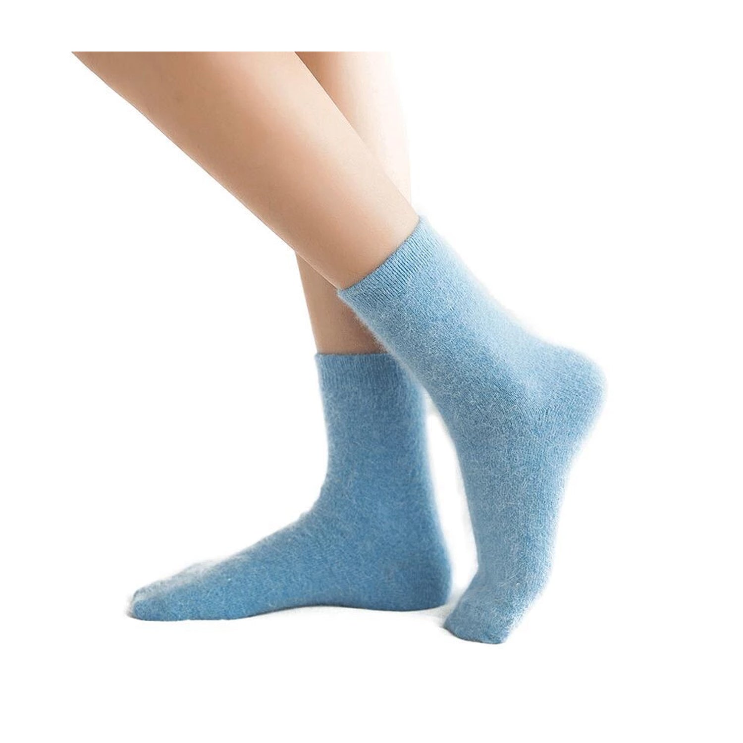 FLOOF Wool Socks in Sky Blue