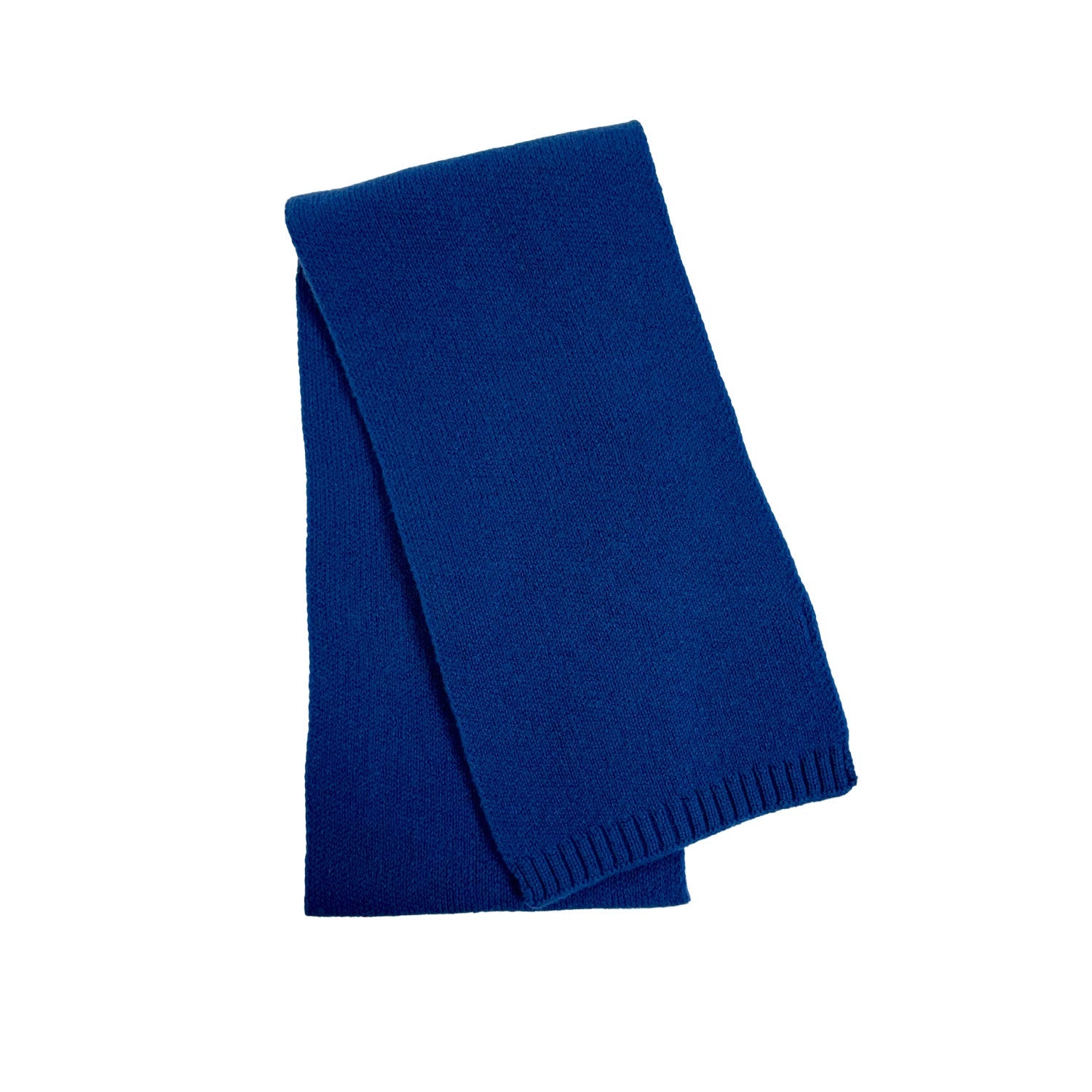 Floof Medium Wool Scarf in Royal Blue