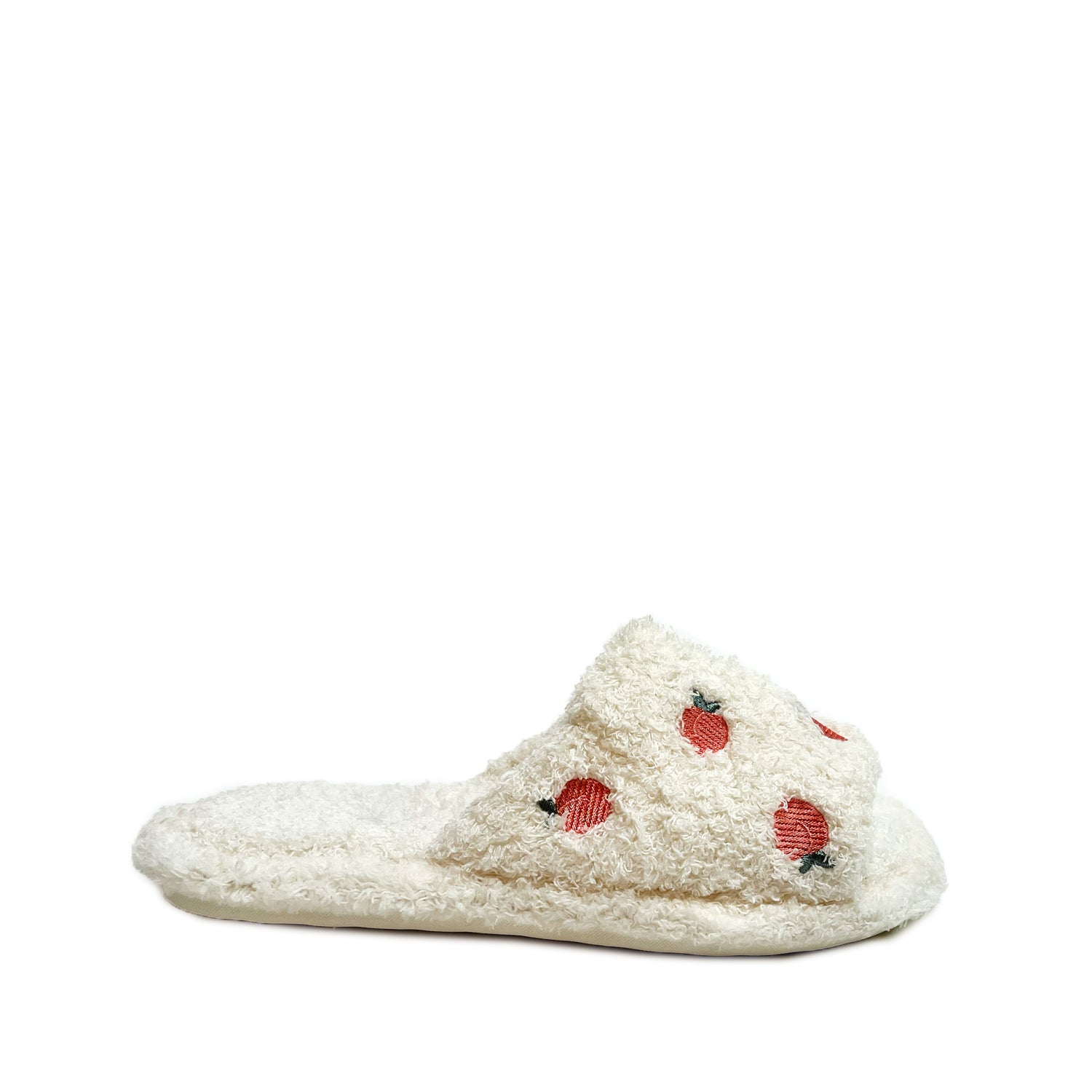 FLOOF Peachy Keen Slippers in White